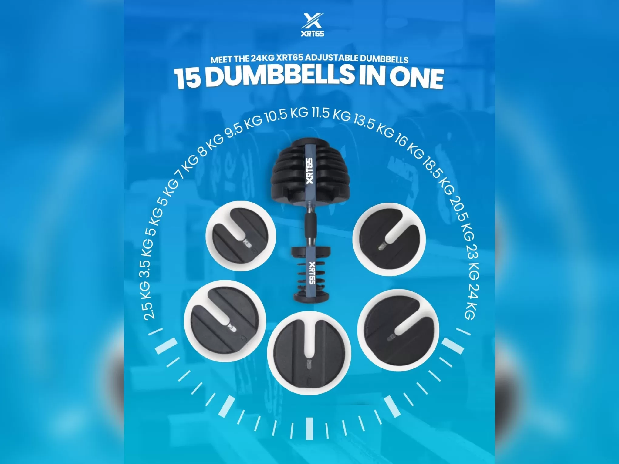 Best Adjustable Dumbbells in India 2026 — Top Picks & Buying Guide | XRT65