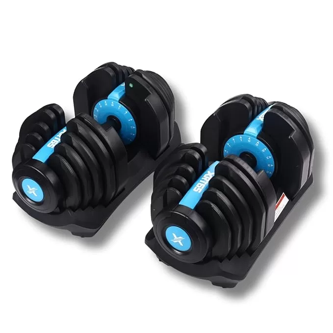 XRT65 Adjustable Dumbbells Set of 2 | 4Kgs – 40Kgs